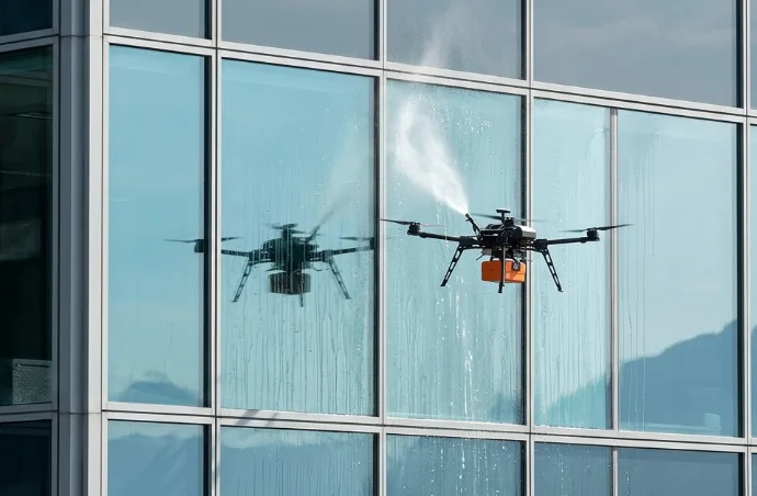 Orion AP3-P3 pairs with DJI's M400 for high-altitude cleaning